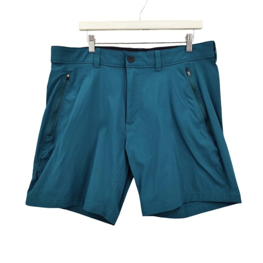 Eddie Bauer Mens Gorpcore Hiking Performance 8" Shorts SZ 38 Blue Quick Dry